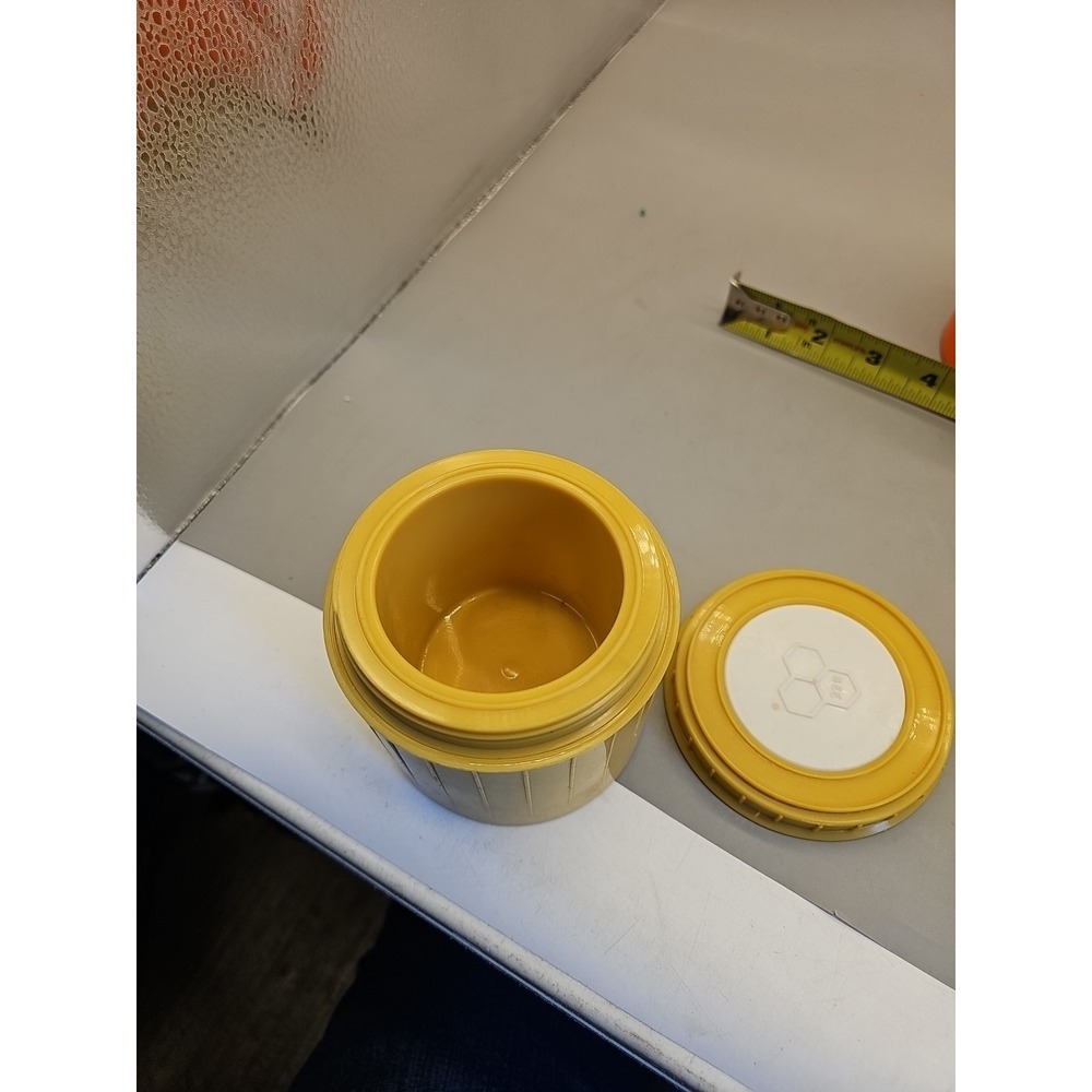 2 Vintage Bees Plastics Insulated Thermos Food Container Lunch Storage Container - Picture 4 of 5